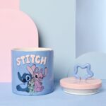 Tarro cerámica Stitch y Ángel azul 17 cm | Disney - Imagen 3