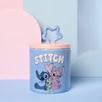 Tarro cerámica Stitch y Ángel azul 17 cm | Disney