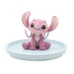 Joyero Ángel bandeja para joyas celeste | Organizador decorativo 10 cm - Imagen 3