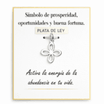 Sigilo del Dinero 15mm en Plata de Ley | Colgante de Prosperidad y Abundancia (Elegir)