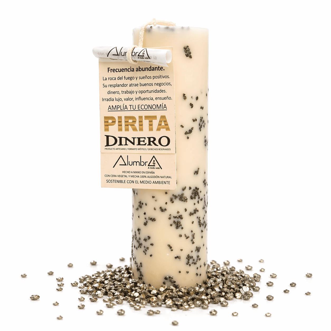 Vela Ritual Pirita Dinero | Atrae Abundancia, Éxito y Prosperidad Vela Ritual Pirita Dinero | Atrae Abundancia, Éxito y Prosperidad - Imagen 1
