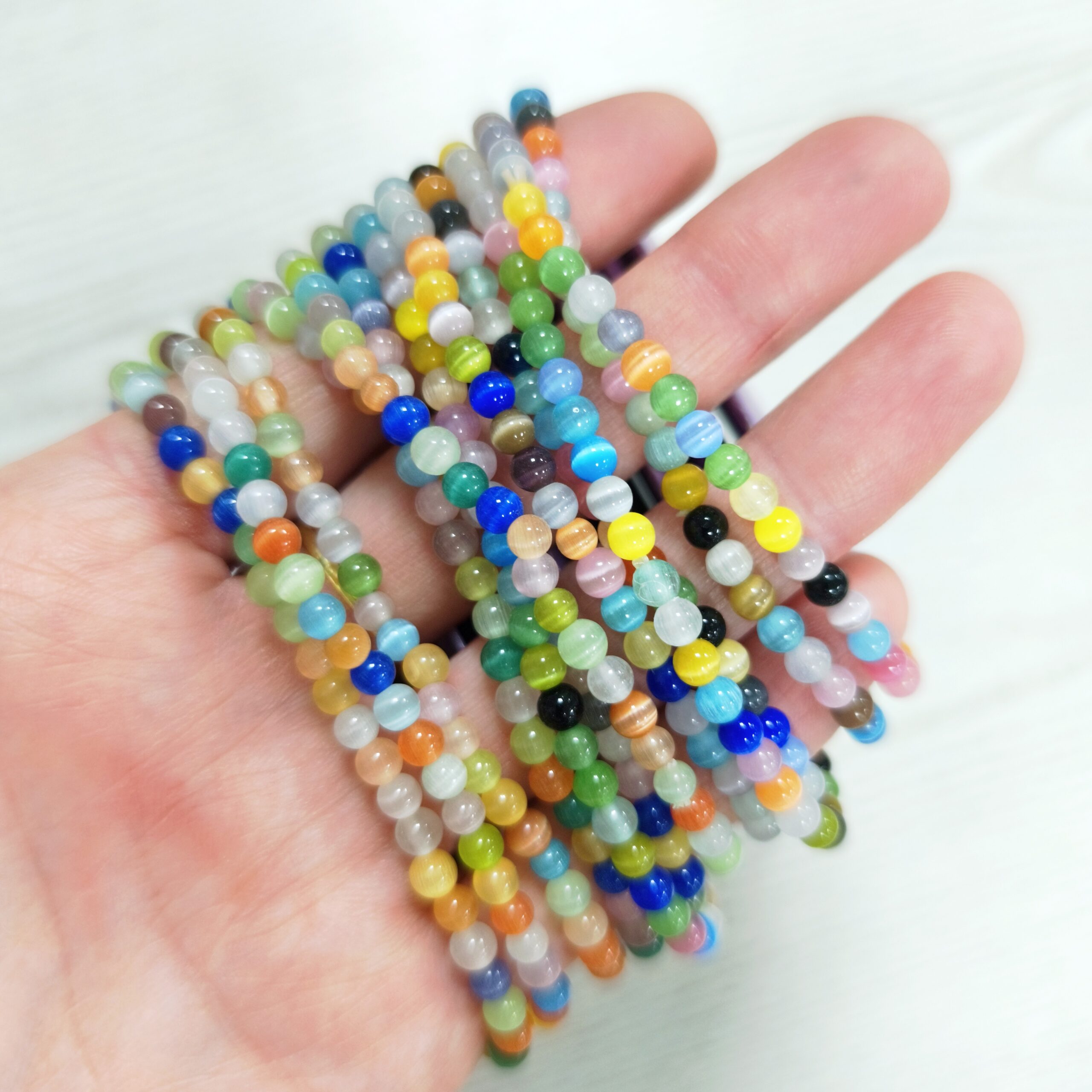 Pulsera Ojo de Gato 4mm – Suerte y concentración (estudiantes) Pulsera Ojo de Gato 4mm – Suerte y concentración (estudiantes) - Imagen 1