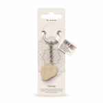 Llavero de Citrino Natural – Abundancia