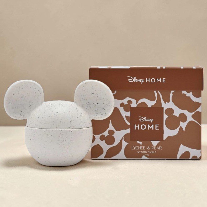 Vela Aromática Disney Home Mickey Lichi y Pera Cerámica Vela Aromática Disney Home Mickey Lichi y Pera Cerámica 200g - Imagen 1
