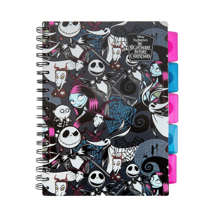 Cuaderno B5 Pesadilla Antes de Navidad – 100 Hojas con Separadores Disney Cuaderno B5 Pesadilla Antes de Navidad – 100 Hojas con Separadores Disney - Imagen 1