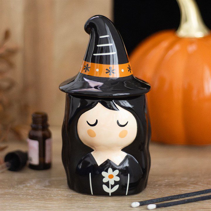 Quemador de Cera Brujita | Quemador de Esencias de Cerámica Witchy Quemador de Cera Brujita | Quemador de Esencias de Cerámica Witchy - Imagen 1