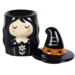 Quemador de Cera Brujita | Quemador de Esencias de Cerámica Witchy - Imagen 4