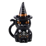 Taza El Gatito de la Bruja | Taza de Cerámica con Tapa para Café, Té e Infusiones - Imagen 3