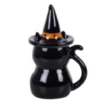 Taza El Gatito de la Bruja | Taza de Cerámica con Tapa para Café, Té e Infusiones - Imagen 6