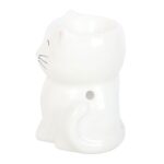 Quemador de Cera Gatito Blanco | Quemador de Esencias de Cerámica - Imagen 2