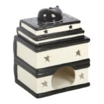 Quemador de Cera Grimorio del Gato Negro | Quemador de Esencias de Cerámica - Imagen 4