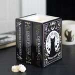 Quemador de Cera Cat Magick | Libro de Hechizos de Cerámica