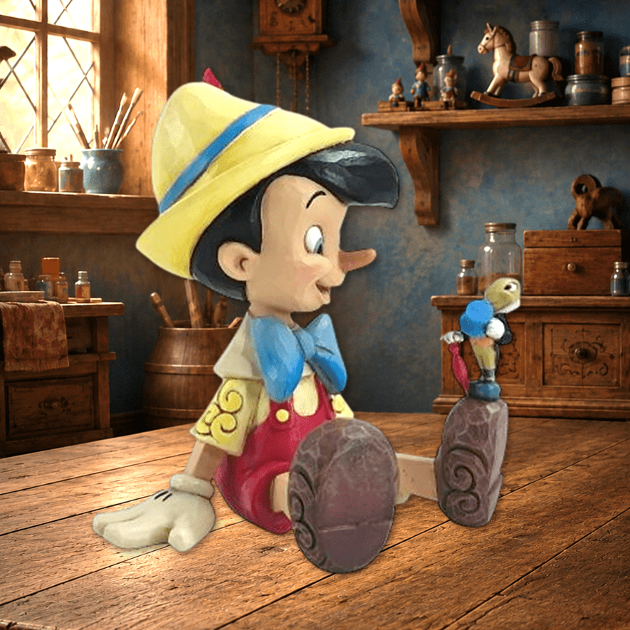Figura Disney Pinocho y Pepito Grillo | Amigos para Siempre Figura Disney Pinocho y Pepito Grillo | Amigos para Siempre - Imagen 1