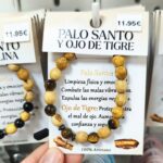 Pulsera de Palo Santo y Ojo de Tigre