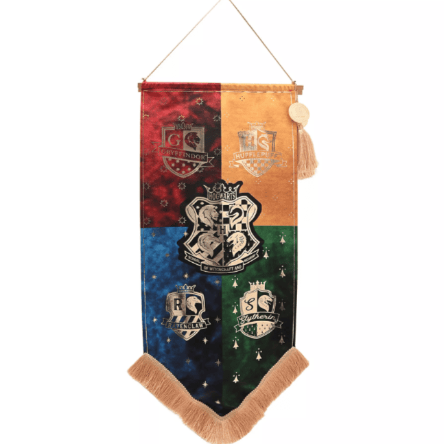 Tapiz Harry Potter Hogwarts Casas 56 cm Tapiz Harry Potter Hogwarts Casas 56 cm - Imagen 1