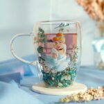 Taza de Cristal Doble Pared La Cenicienta con Flores Secas | Disney - Imagen 4