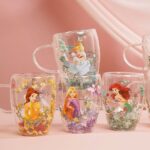 Taza de Cristal Doble Pared La Cenicienta con Flores Secas | Disney - Imagen 5