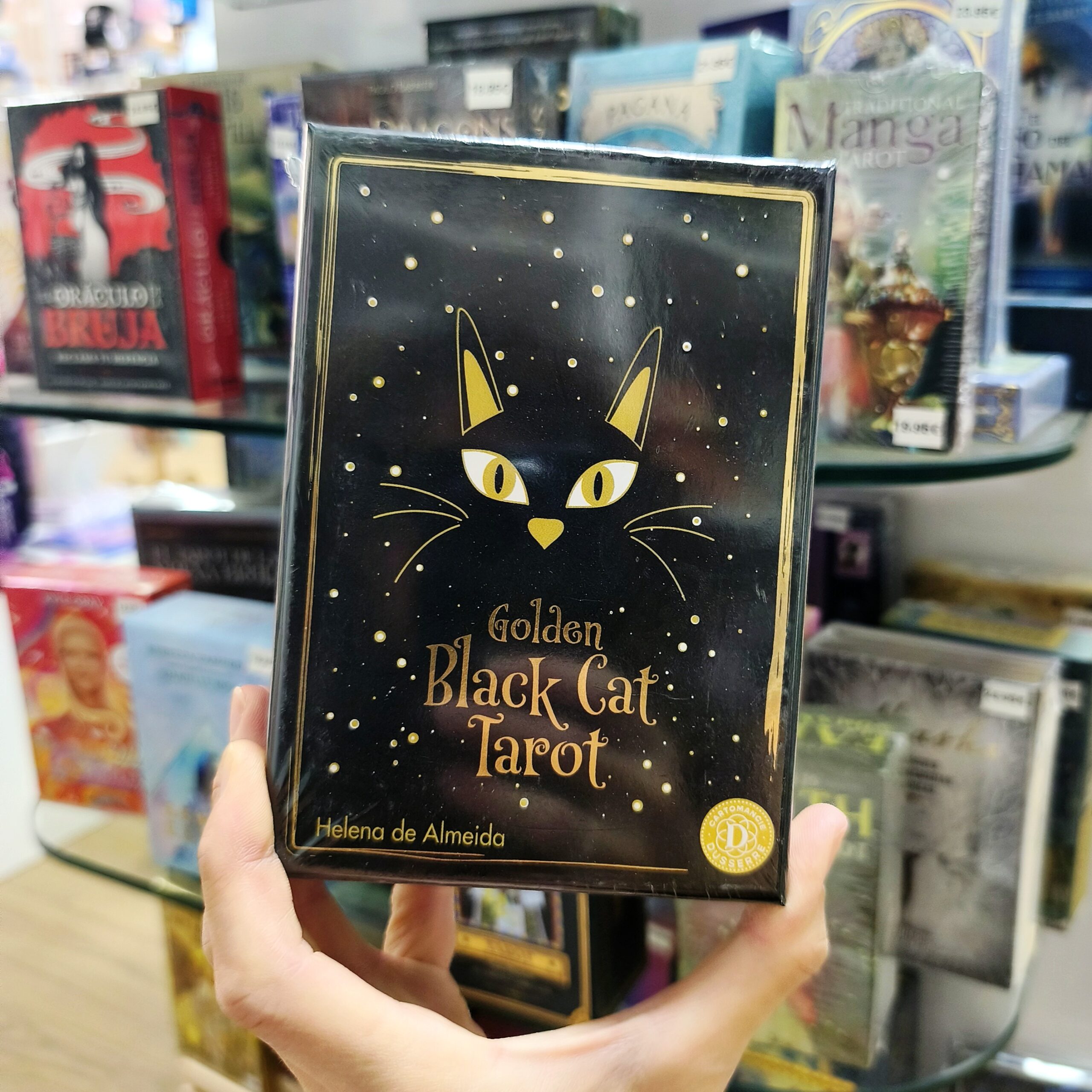 Golden Black Cat Tarot – Inglés Golden Black Cat Tarot – Inglés - Imagen 1