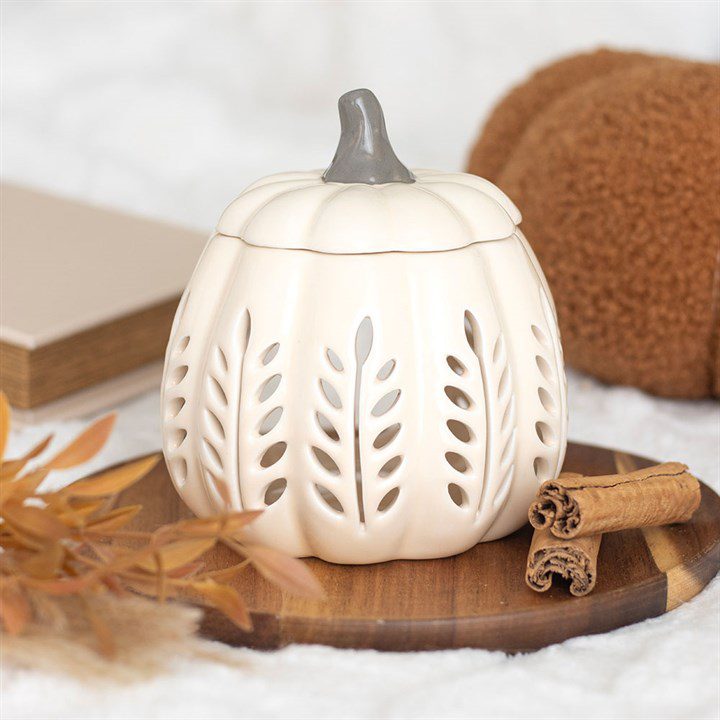 Quemador Calabaza Calada Color Crema Quemador Calabaza Calada Color Crema - Imagen 1