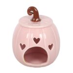 Quemador Calabaza Rosa Corazones - Imagen 5